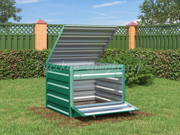 Ящик для компоста с полимерным покрытием 800л